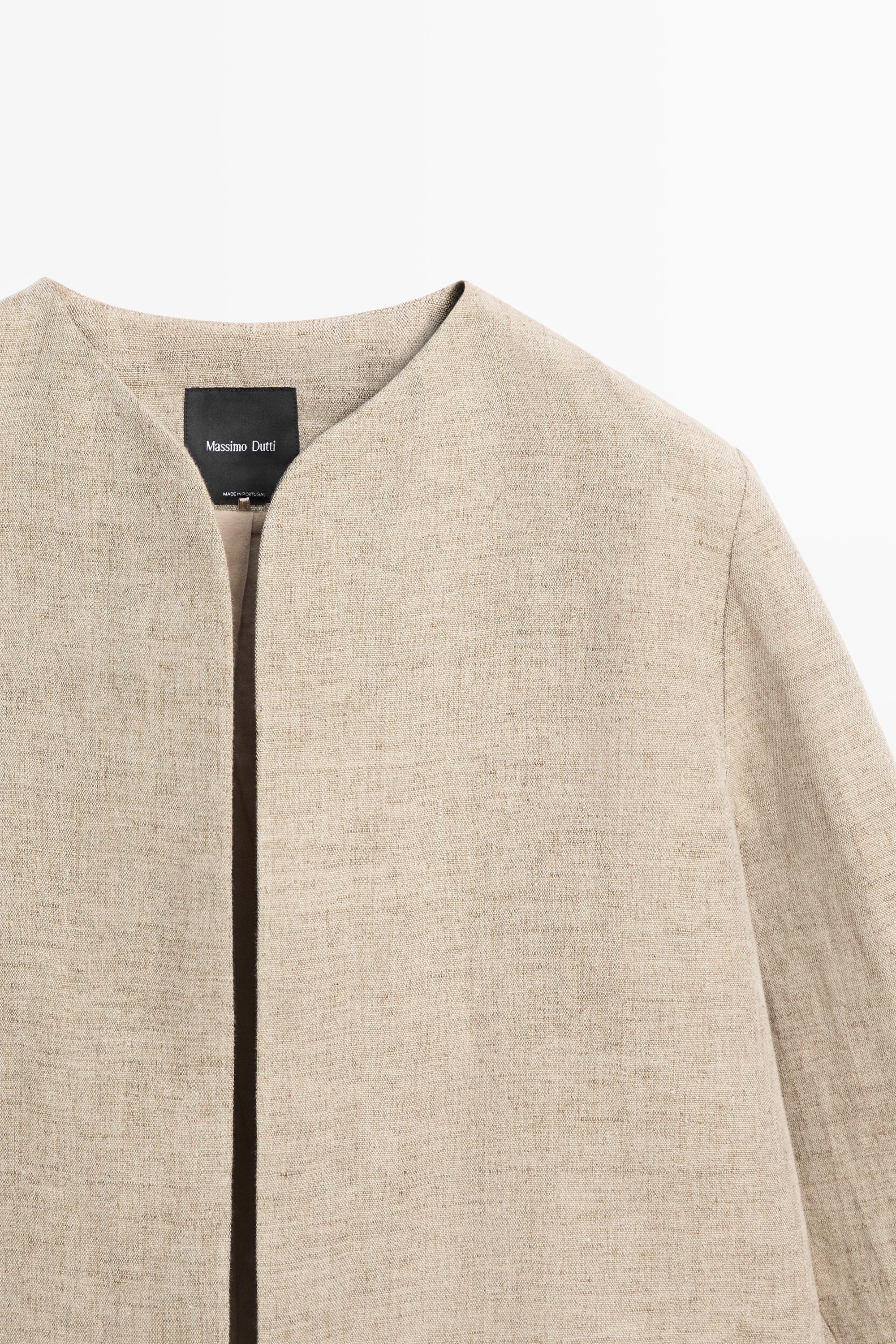 Bomber jacket with flecked detail
